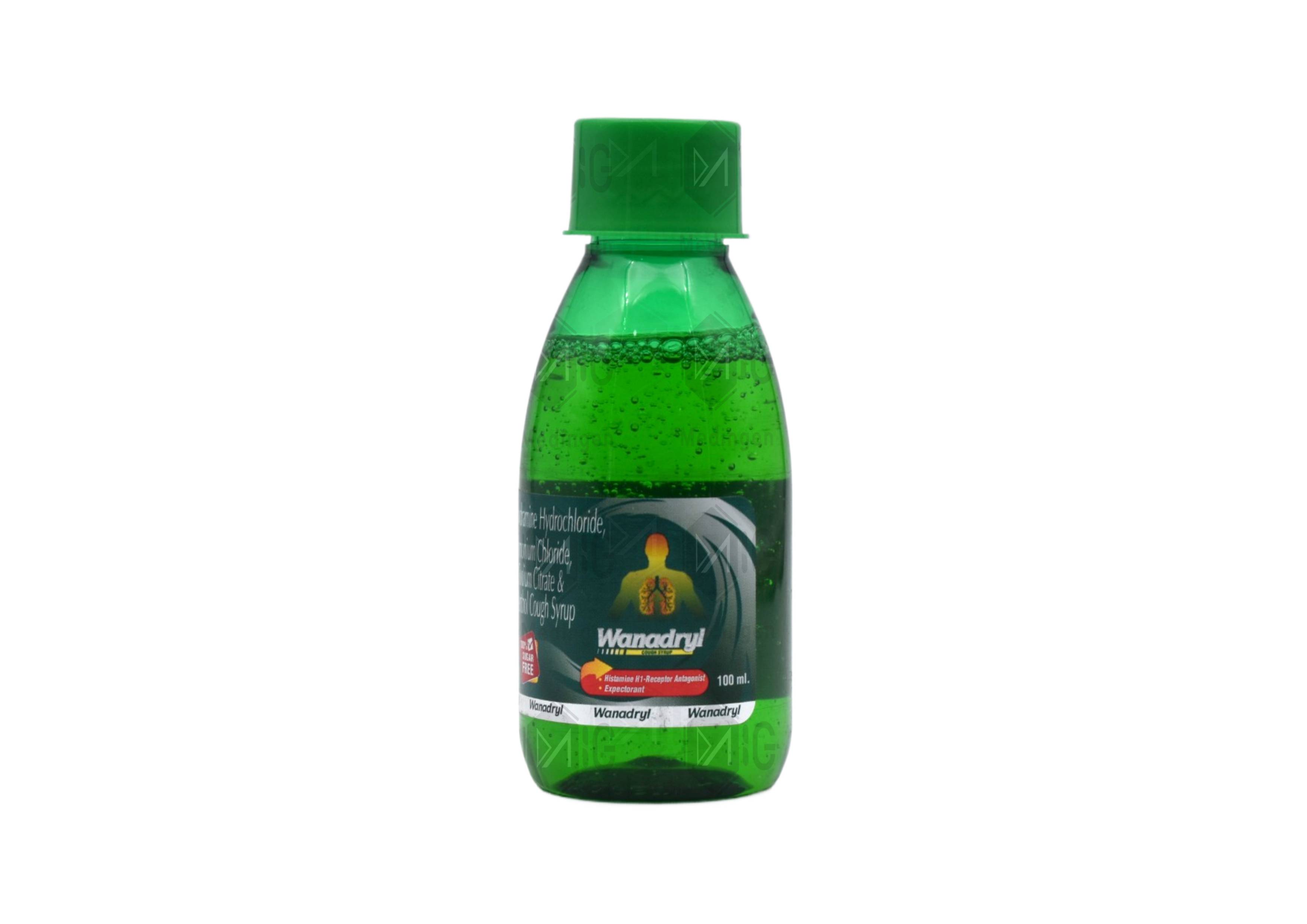 WANADRYL SYRUP GREEN 100ML